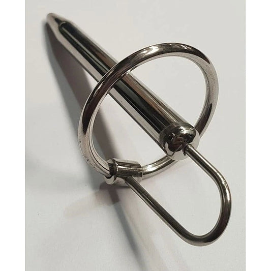 The Royal Solid Penis Plug with Glans Ring by Hell's Couture - Penis Plugs