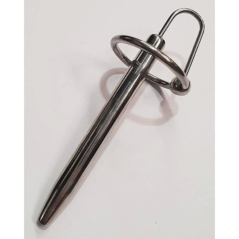 The Royal Solid Penis Plug with Glans Ring by Hell's Couture - Penis Plugs