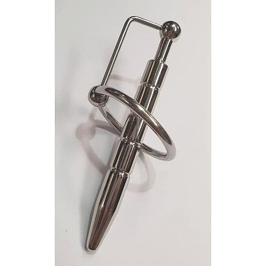 Groovey Solid Metal Prince Penis Plug by Hell's Couture - Penis Plugs