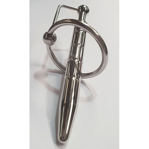Groovey Solid Metal Prince Penis Plug by Hell's Couture - Penis Plugs