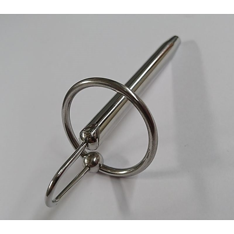 Voodoo Pierce-less Steel Princes Plug by Hell's Couture - Penis Plugs