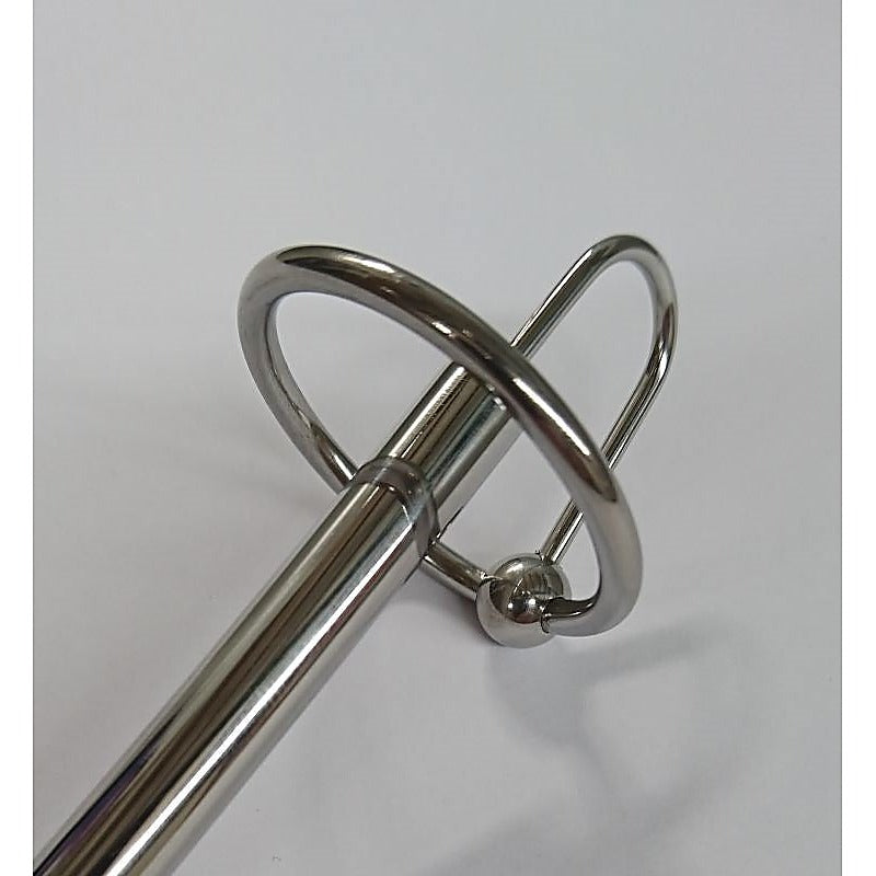 Voodoo Pierce-less Steel Princes Plug by Hell's Couture - Penis Plugs