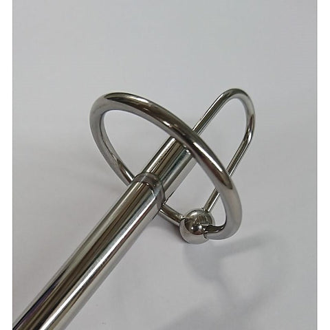 Voodoo Pierce-less Steel Princes Plug by Hell's Couture - Penis Plugs