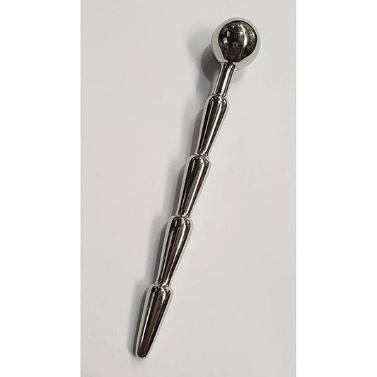 Shrine Rippled Penis Plug by Hell's Couture - Penis Plugs
