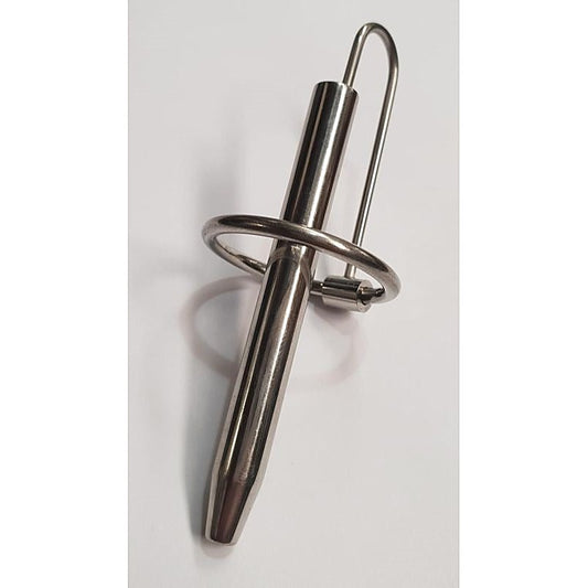 Pierceless Steel Princes Wand and Glans Ring - Penis Plugs