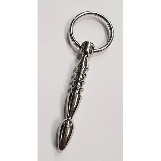 Nuke Penis Plug With Glans Ring by Hell's Couture - Penis Plugs