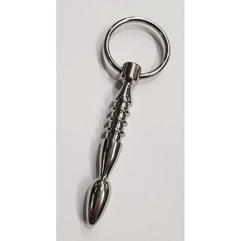 Nuke Penis Plug With Glans Ring by Hell's Couture - Penis Plugs