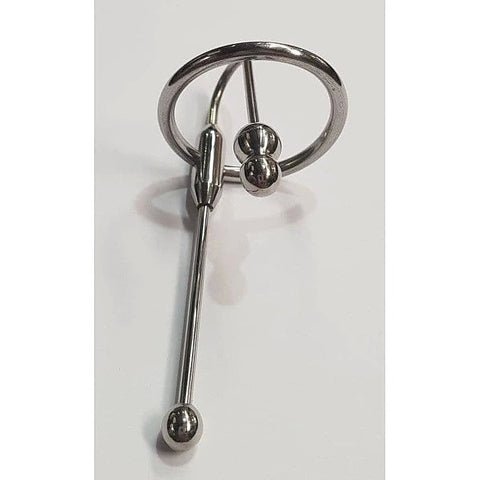 Deluxe Urethral Plug & Ring Set By Hell'S Couture - Penis Plugs