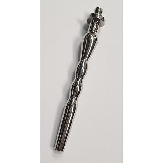 The Undy Waved Hollow Penis Plug by Hell's Couture - Penis Plugs