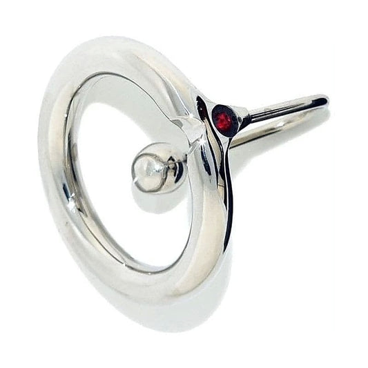 Fancy Sperm Stopper Ruby Crystal by Hell's Couture - Penis Plugs