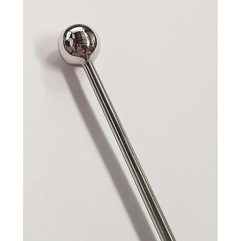 The Cymbal Mallet Urethral Wand by Hell's Couture - Steel Sex Toys