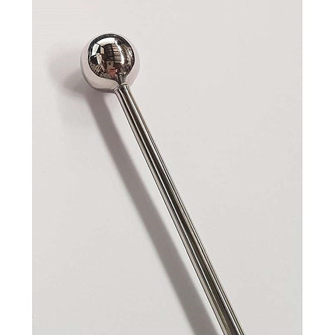 The Cymbal Mallet Urethral Wand by Hell's Couture - Steel Sex Toys