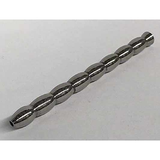Rippled Post Hollow Penis Plug by Hell's Couture - Penis Plugs