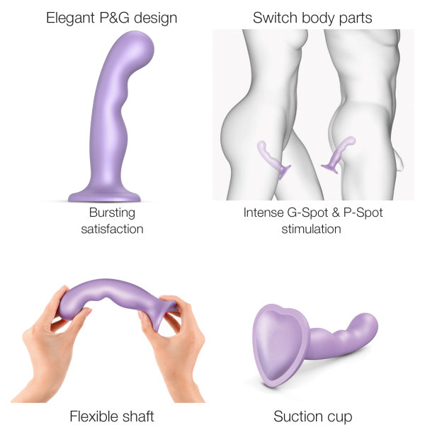 STRAP ON ME Dildo Plug P&G Lilac - L - - Anal Dildos