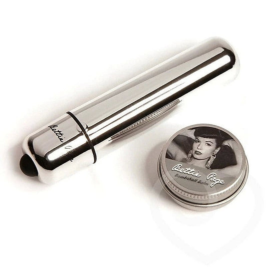Bettie Page Buzzin Bullet and Balm Set by Love Honey - Bullet Vibrators