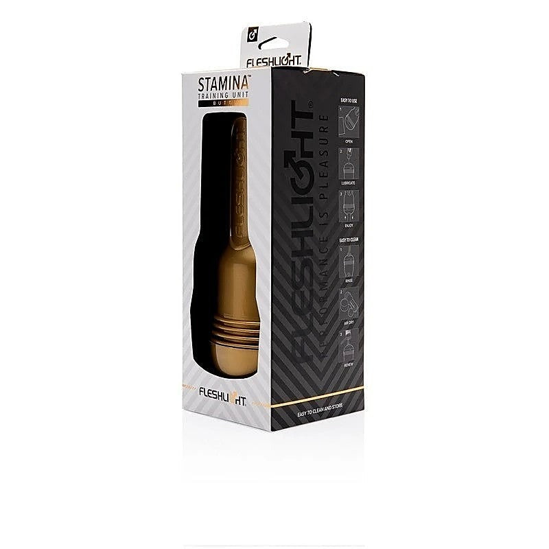 Fleshlight Stamina Training Unit Masturbator and Lubricant Value Pack - Fleshlight Male Masturbators