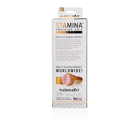 Fleshlight Stamina Training Unit Masturbator and Lubricant Value Pack - Fleshlight Male Masturbators
