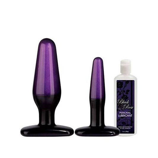 Black Rose Stems of Seduction Butt Plug by Doc Johnson - Sex Kits