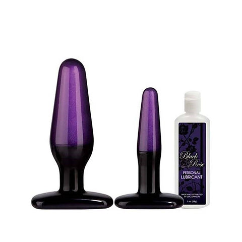 Black Rose Stems of Seduction Butt Plug by Doc Johnson - Sex Kits