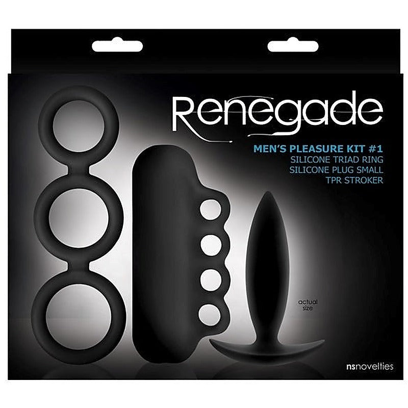 Renegade Mens Pleasure Kit No.1 Black by NS Novelties - Sex Kits