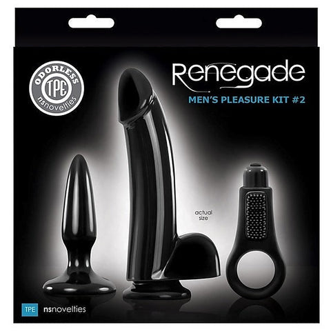 Renegade Mens Pleasure Kit No.2 Black by NS Novelties - Sex Kits