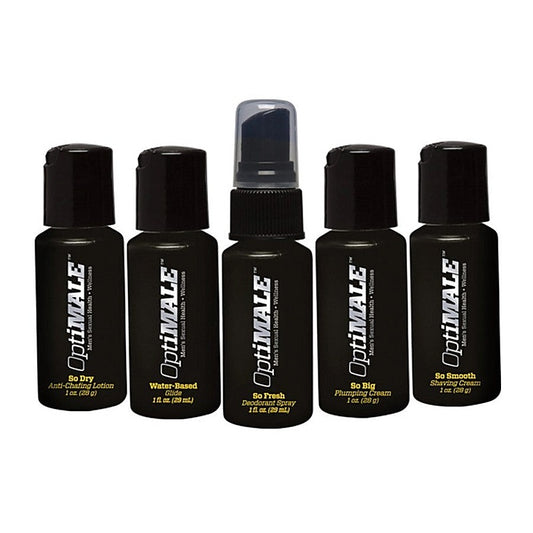 OptiMALE Travel Essentials for Men by Doc Johnson - Delay and Excite Sprays