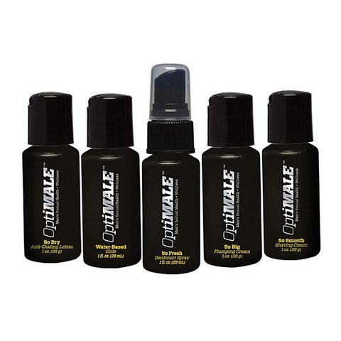 OptiMALE Travel Essentials for Men by Doc Johnson - Delay and Excite Sprays