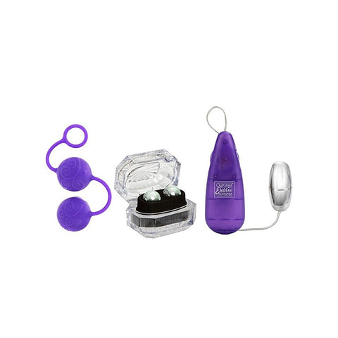Her Kegel Exercisers Sex Kit by California Exotics - Love Eggs and Kegel Exercisers