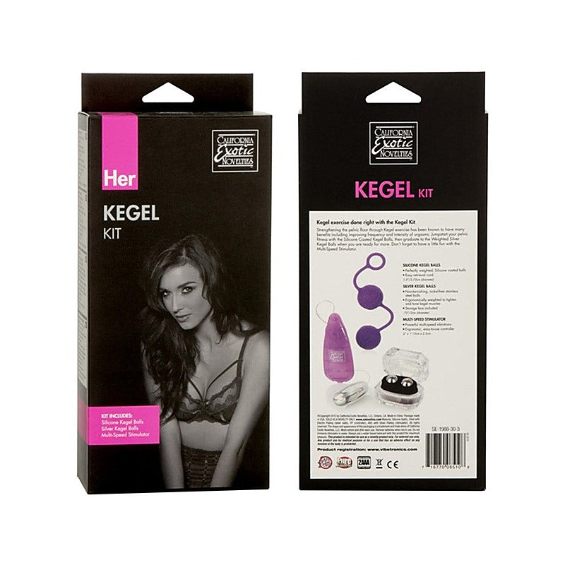 Her Kegel Exercisers Sex Kit by California Exotics - Love Eggs and Kegel Exercisers