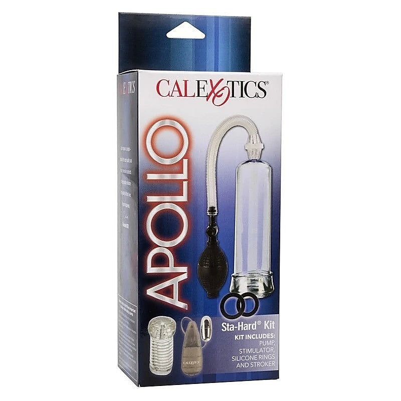 Apollo Sta-Hard Men's Penis Pump Kit by California Exotics - Sex Kits