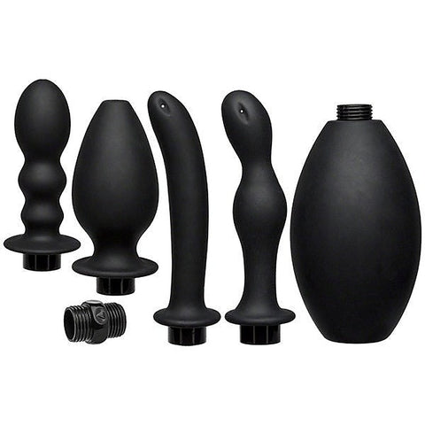Kink Flow Full Flush Silicone Anal Douche by Doc Johnson - Sex Kits