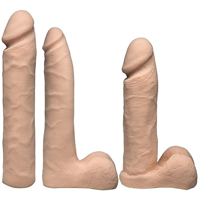 Vac-U-Lock Dual Density Experienced Set by Doc Johnson - Realistic Dildos