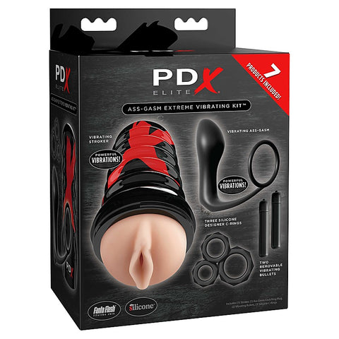 PDX Elite Ass-Gasm Vibrating Kit by Pipedream Products - Sex Kits