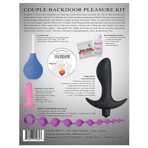 Silicone Couple's Backdoor Pleasure Kit - Sex Kits