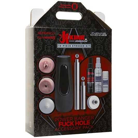 Kink Power Banger Fuck Hole Accessory Pack by Doc Johnson - Sex Machines