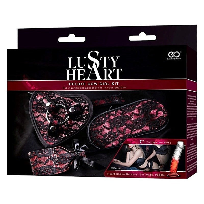 Lusty Heart Deluxe Cow Girl Red by NANMA Corporation - Sex Kits