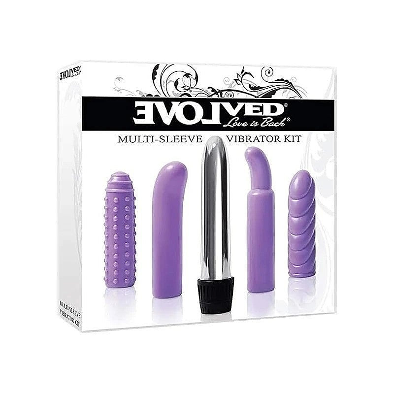 Premium Multi-Sleeve Vibrator by Evolved - Sex Kits