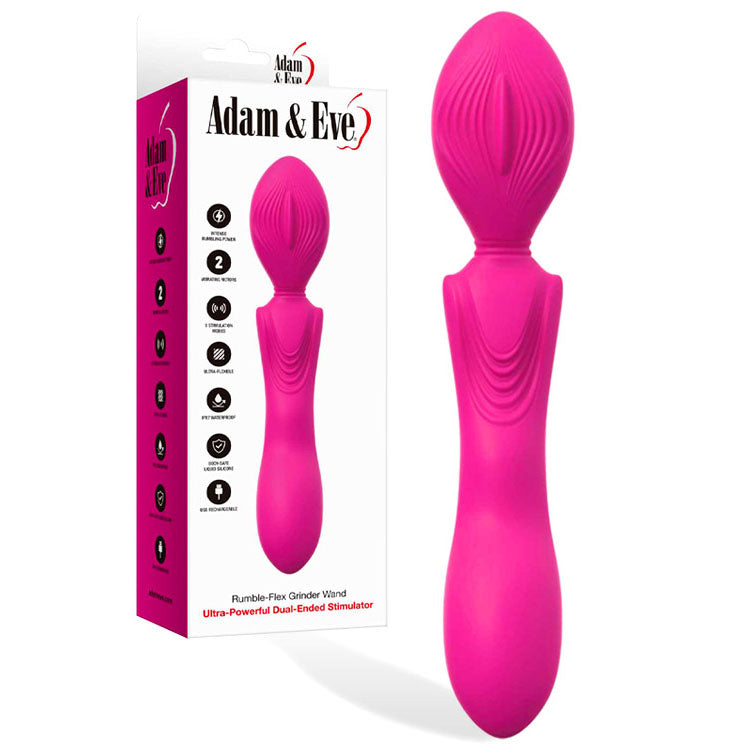 Adam & Eve GRINDER USB Rechargeable Massage Wand - Body Wands