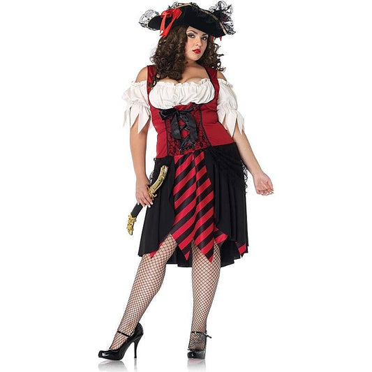 Crimson Pirate Costume by Leg Avenue - Fancy Dress Ups