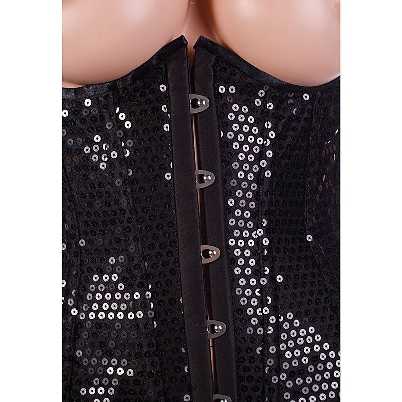 Sequin Underbust Corset by Leg Avenue - Bras and Bra Sets