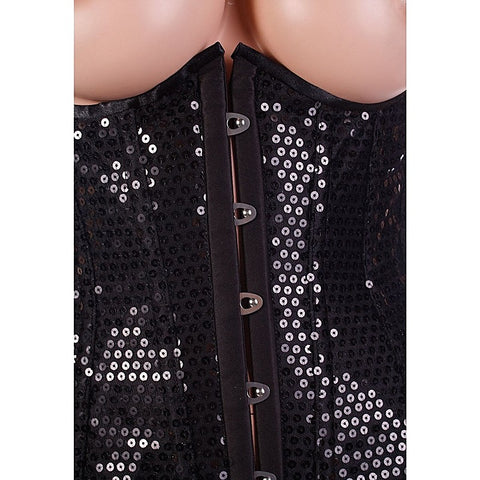 Sequin Underbust Corset by Leg Avenue - Bras and Bra Sets
