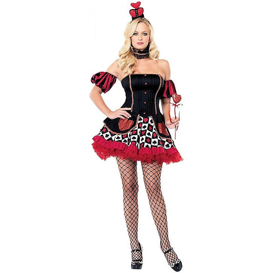 Wonderland Queen Costume by Leg Avenue - Fancy Dress Ups