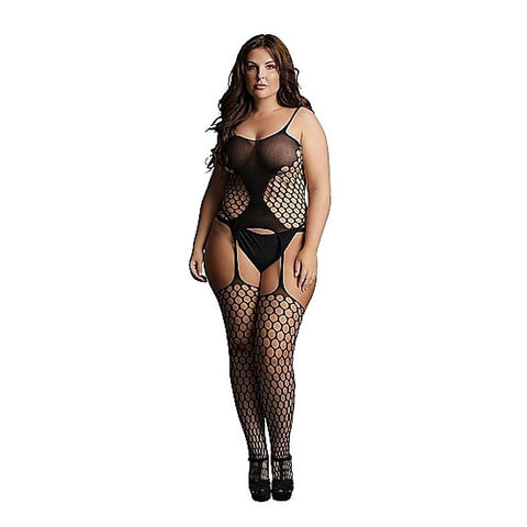 Fence Net Suspender Bodystocking by Shots Toys - Body Stockings