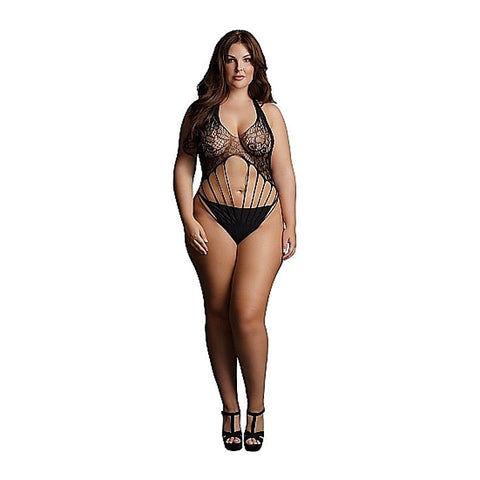 Strappy Lace Teddy by Shots Toys - Babydolls and Chemises