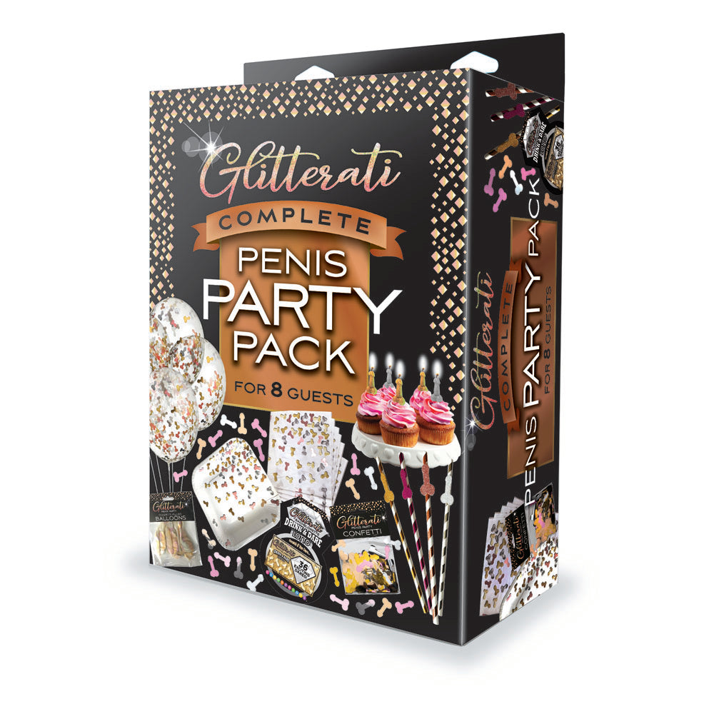Little Genie Glitterati Complete Penis Party Pack - Party Gifts and Novelties