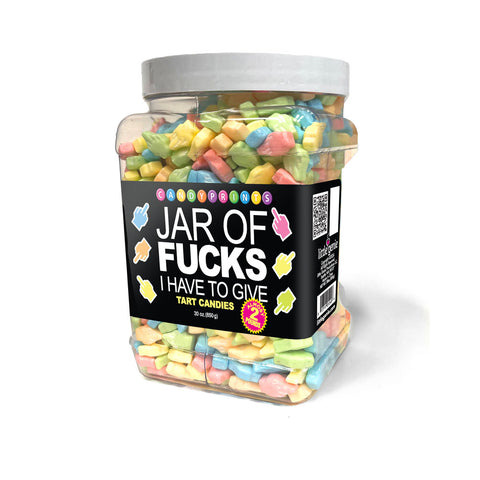 Little Genie Jar of Fucks I Have to Give Fruit Flavoured Candy - Party Gifts and Novelties