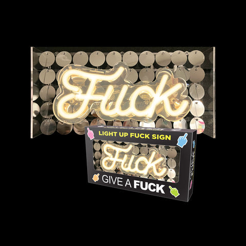 Little Genie Fuck Neon Novelty Light Sign - Party Gifts and Novelties