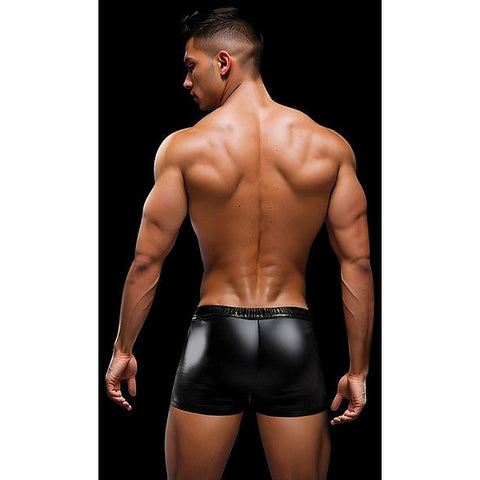 Premium Lace-Up Wetlook Trunks by Envy Menswear - Mens Briefs And Boxers