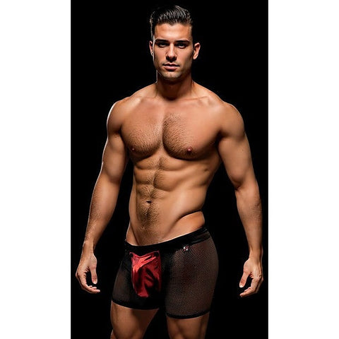 Snap Down Mesh Boxer Brief by Envy Menswear - Mens Briefs And Boxers