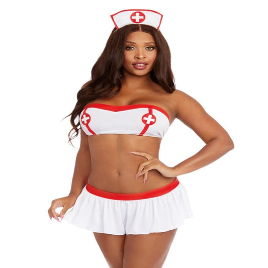 Dream Girl Lingerie Intimate Nurse Ensemble Revel in Roleplay - - Fancy Dress Ups